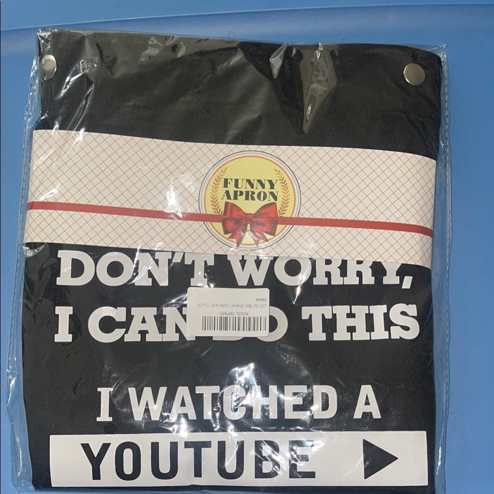 Black Funny Kitchen Apron